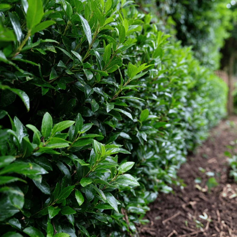 Ligustrum ovalifolium hedge