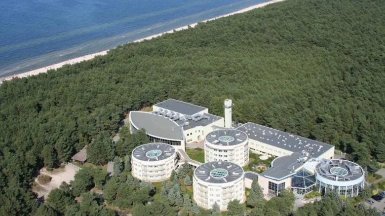 Resort complex by sea